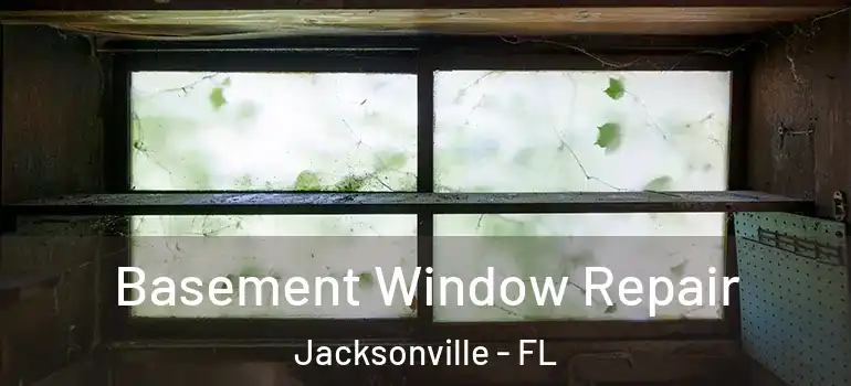 Basement Window Repair Jacksonville - FL