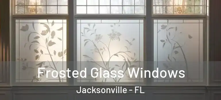 Frosted Glass Windows Jacksonville - FL