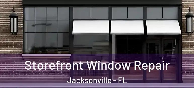 Storefront Window Repair Jacksonville - FL